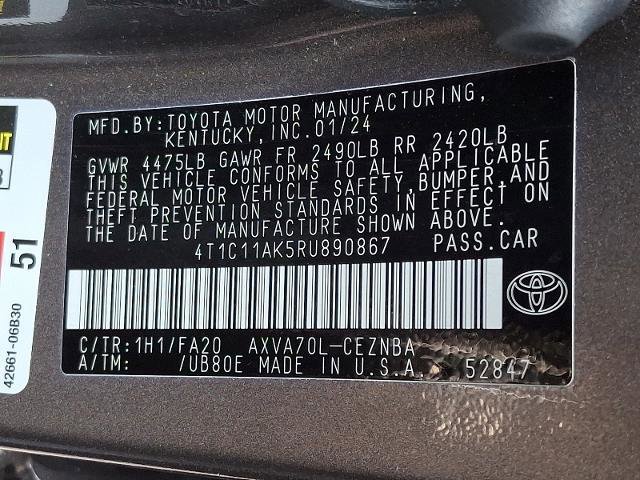 Used 2024 Toyota Camry LE FWD image 27