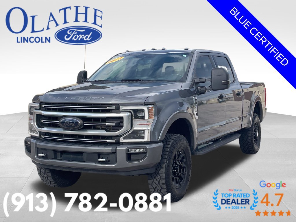 Certified 2022 Ford F250 Platinum w/ Tremor Off-Road Package AWD/4WD 360° Tour