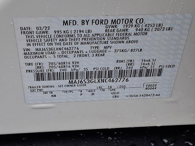 Certified 2022 Ford EcoSport SE image 28