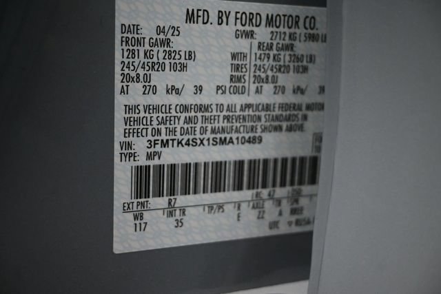 Certified 2025 Ford Mustang Mach-E GT w/ Interior Protection Package AWD/4WD image 33