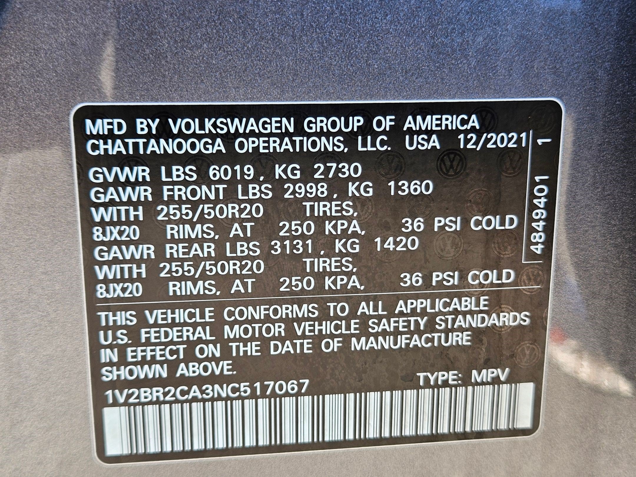 Used 2022 Volkswagen Atlas SEL AWD/4WD image 36