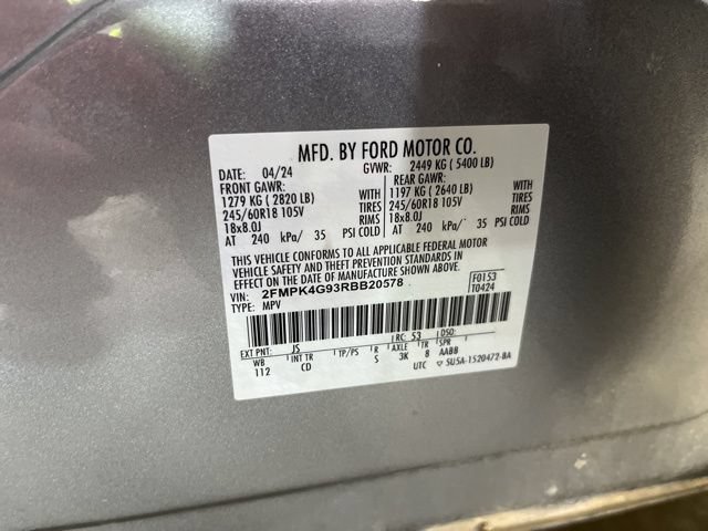 Certified 2024 Ford Edge SE AWD/4WD image 29