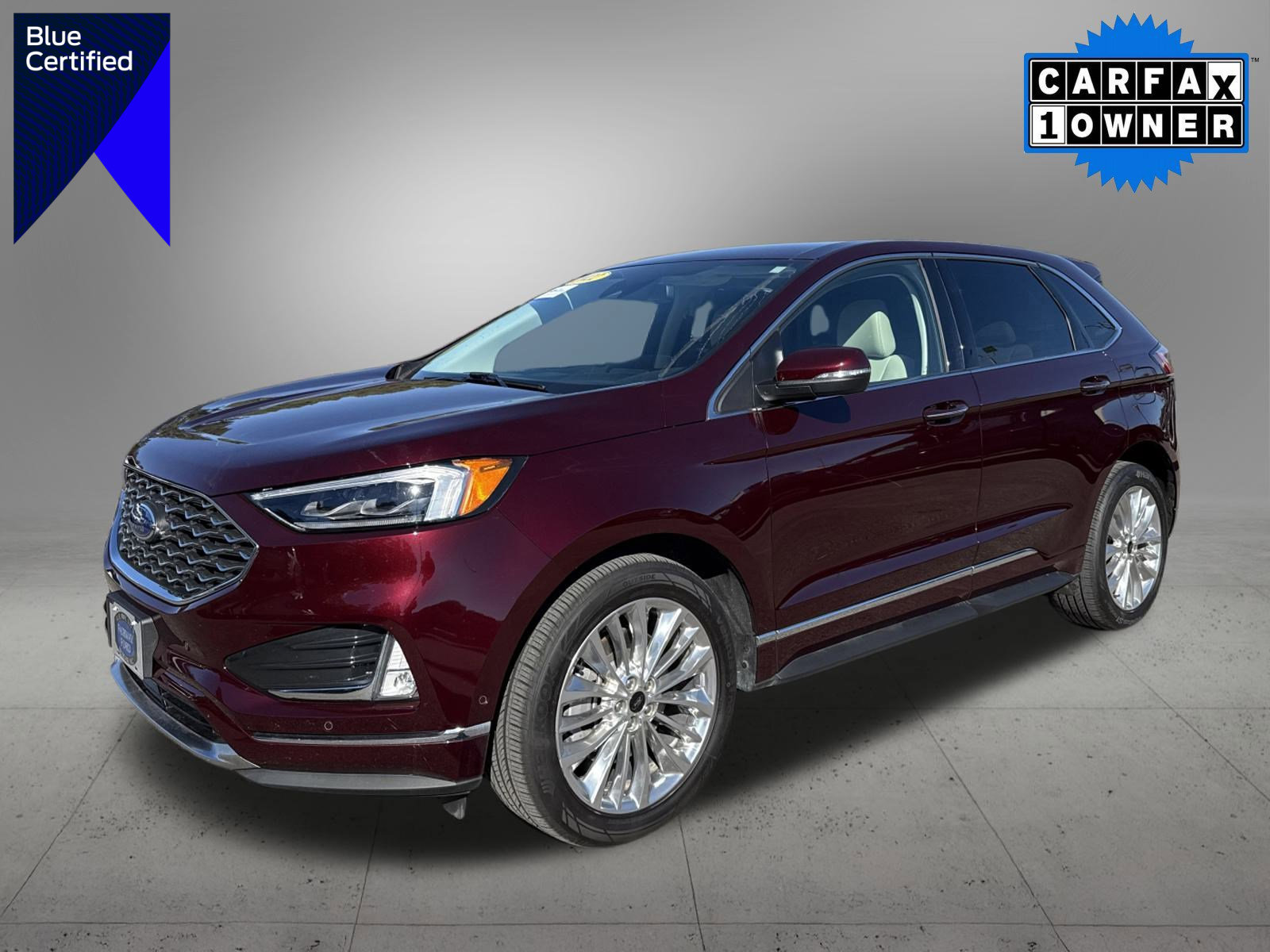 Certified 2022 Ford Edge Titanium w/ Equipment Group 301A image 1