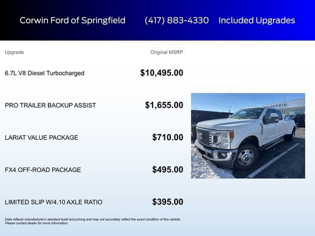 Certified 2022 Ford F350 Lariat w/ Lariat Value Package image 9