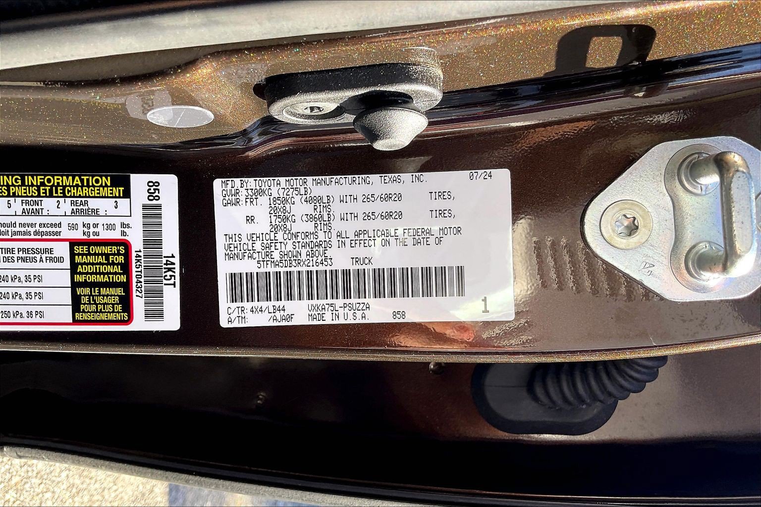 Used 2024 Toyota Tundra 1794 Edition AWD/4WD image 36