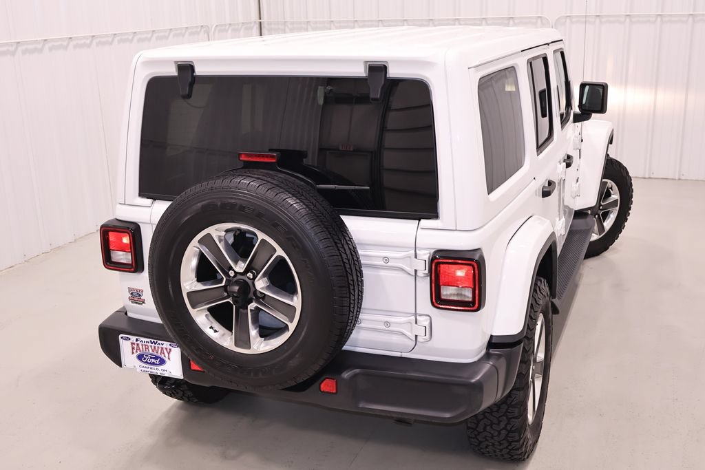Used 2019 Jeep Wrangler Unlimited Sahara w/ Uconnect 4C Nav & Sound Group AWD/4WD image 37