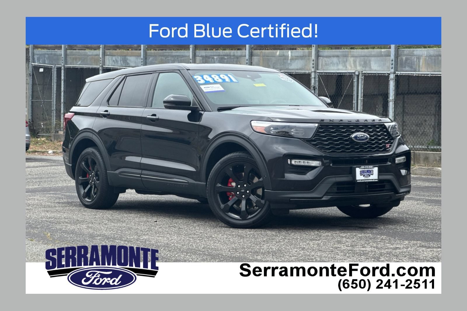 Certified 2022 Ford Explorer ST w/ Equipment Group 401A