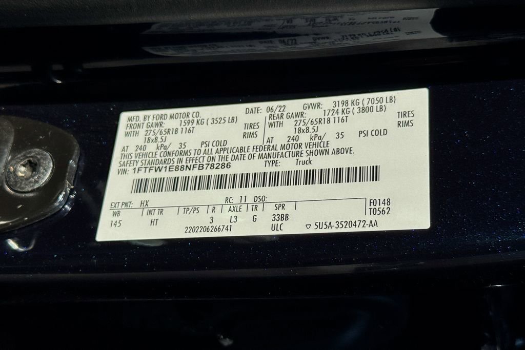 Certified 2022 Ford F150 Lariat w/ Trailer Tow Package image 24