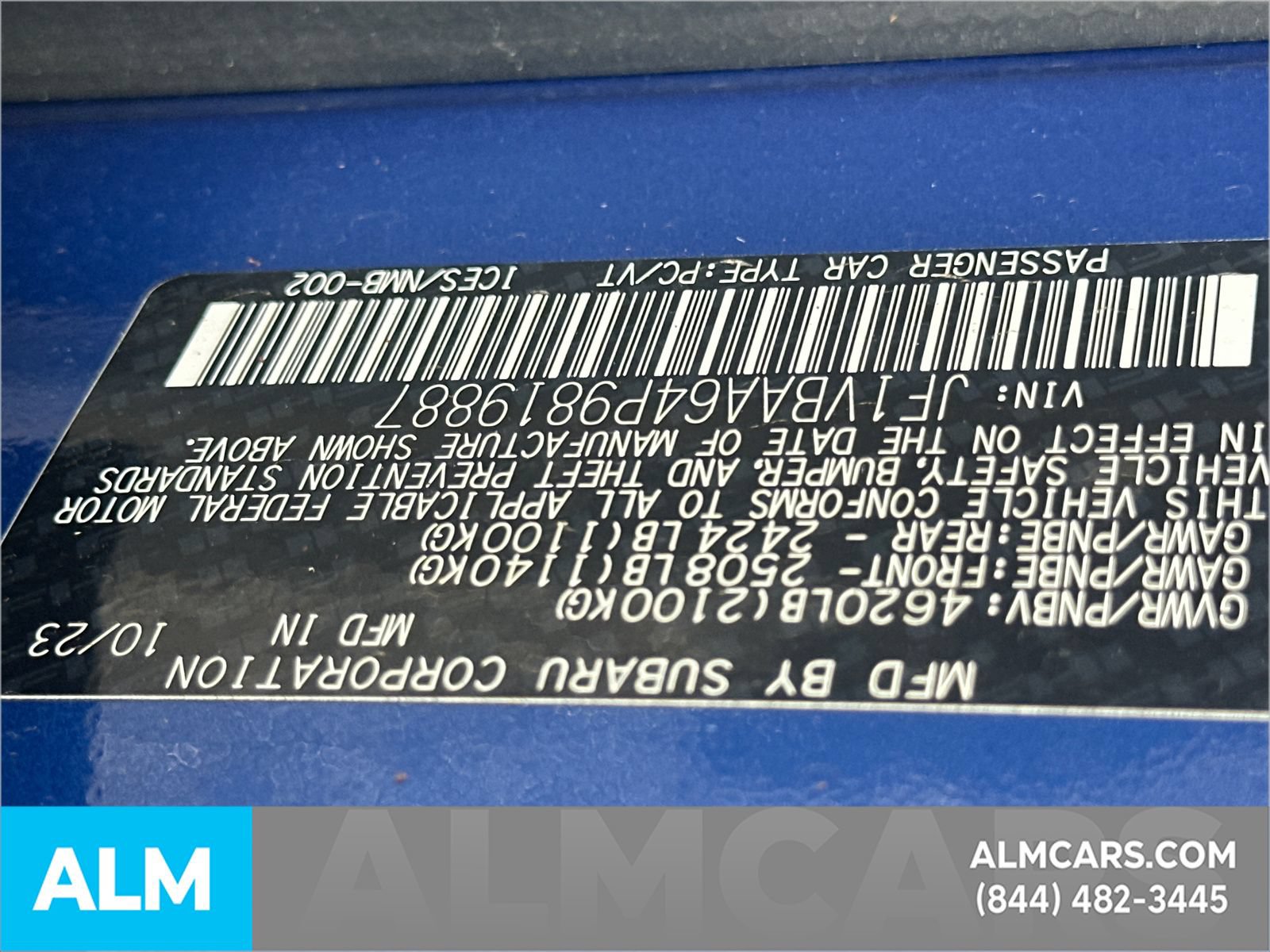 Used 2023 Subaru WRX AWD/4WD image 35