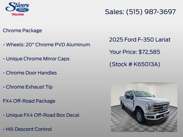 Certified 2025 Ford F350 Lariat w/ Lariat Ultimate Package AWD/4WD image 8