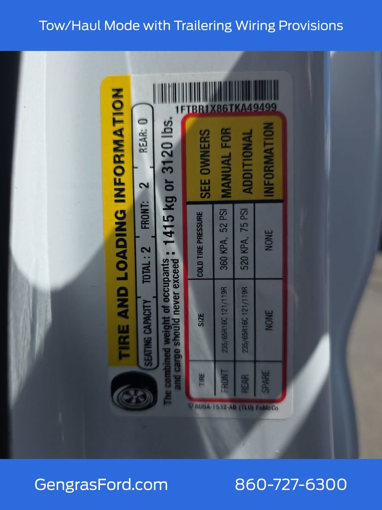 Certified 2026 Ford Transit 250 148 High Roof w/ Electrician Trade Package RWD image 23