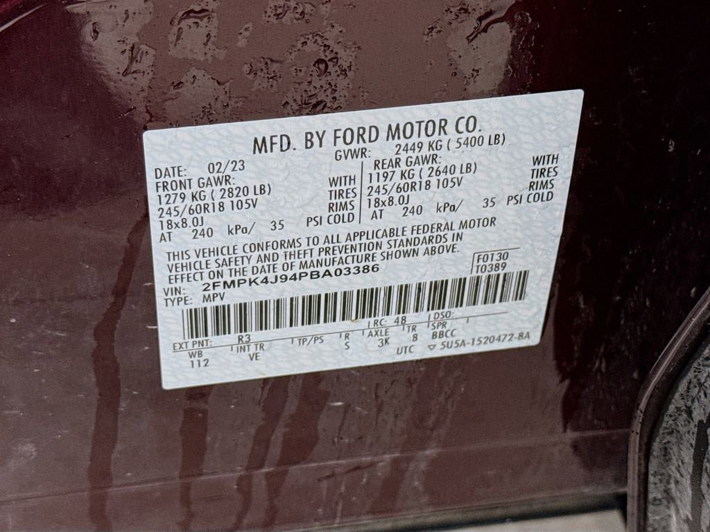 Certified 2023 Ford Edge SEL image 31