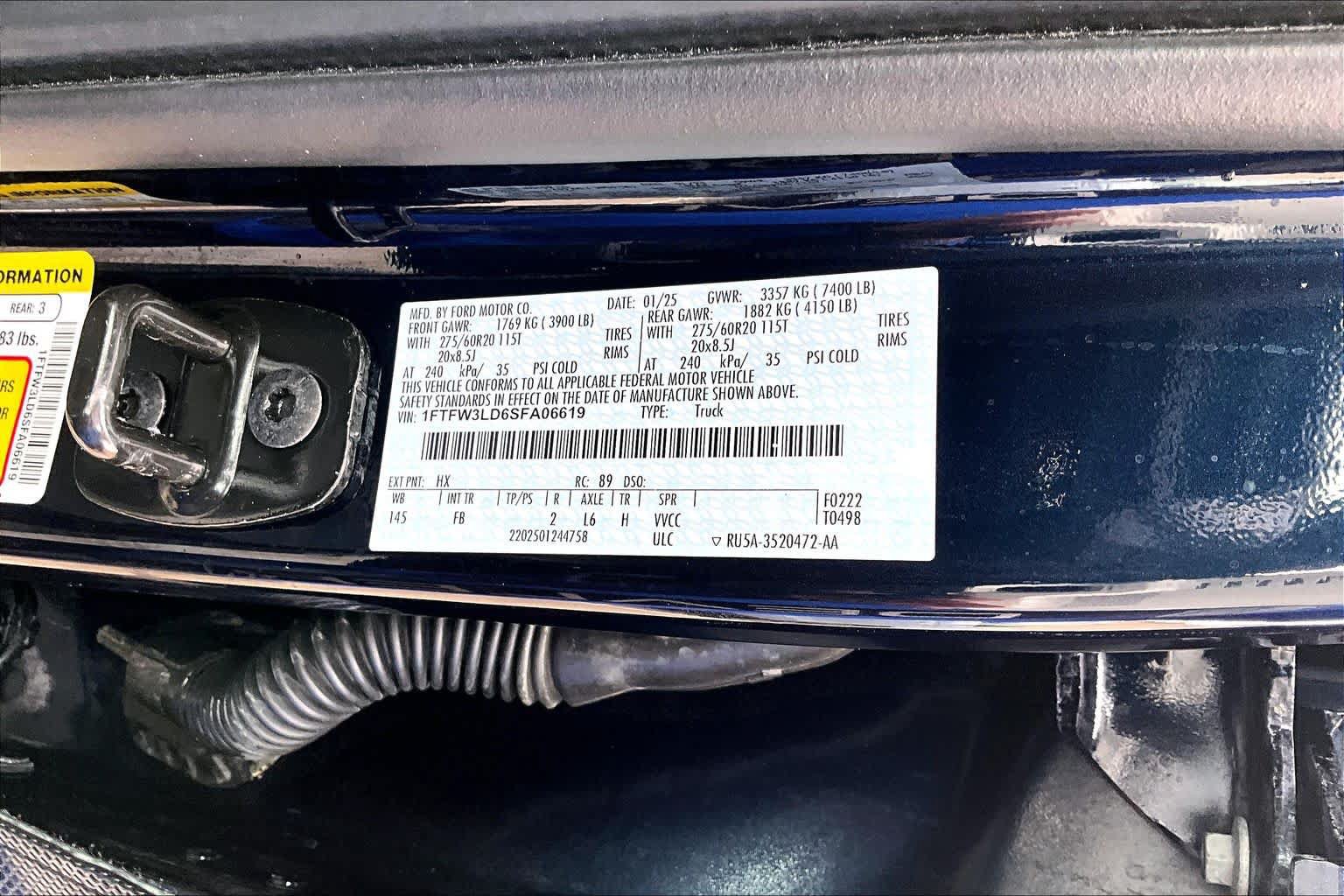 Certified 2025 Ford F150 XLT w/ Equipment Group 302A MID AWD/4WD image 38
