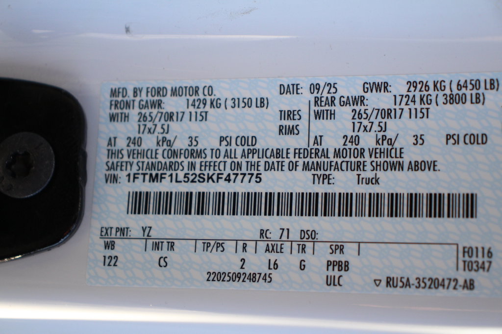 Certified 2025 Ford F150 XL AWD/4WD image 26