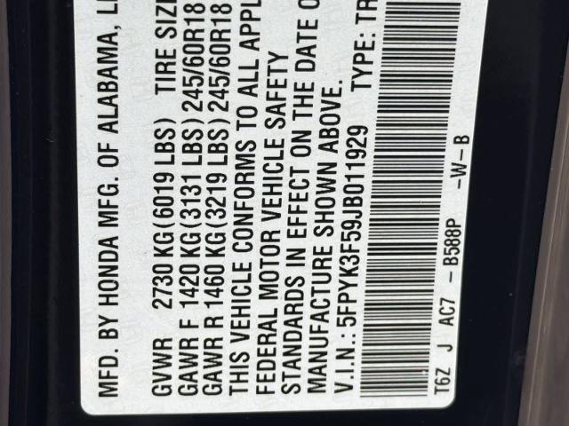 Used 2018 Honda Ridgeline RTL image 36