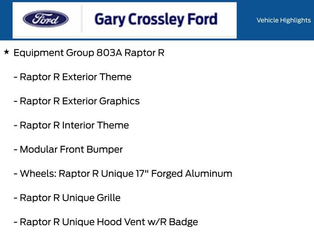 Certified 2025 Ford F150 Raptor w/ Equipment Group 803A Raptor R AWD/4WD image 19