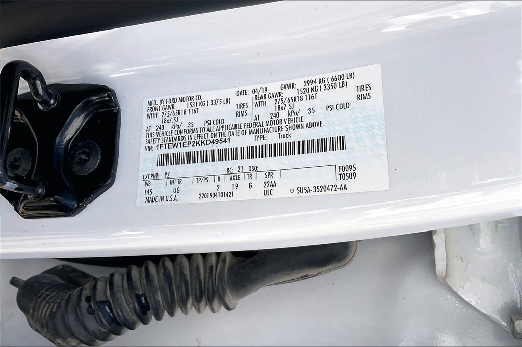 Certified 2019 Ford F150 XLT w/ Equipment Group 302A Luxury image 16