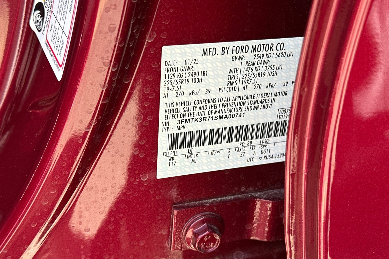 Certified 2025 Ford Mustang Mach-E Premium RWD image 33