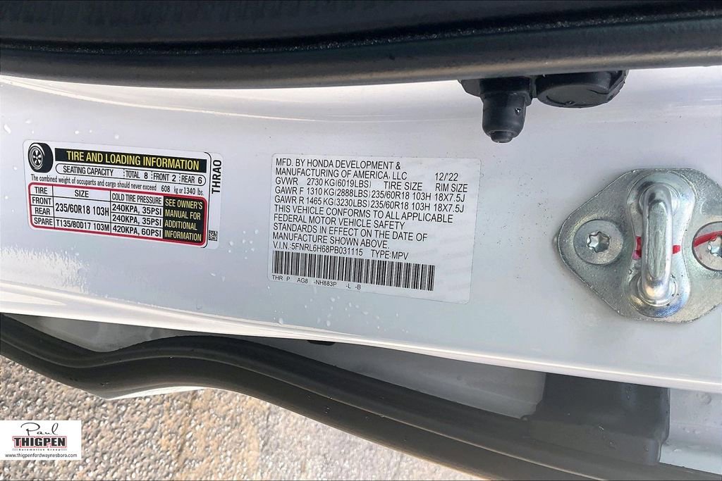 Used 2023 Honda Odyssey EX-L image 35