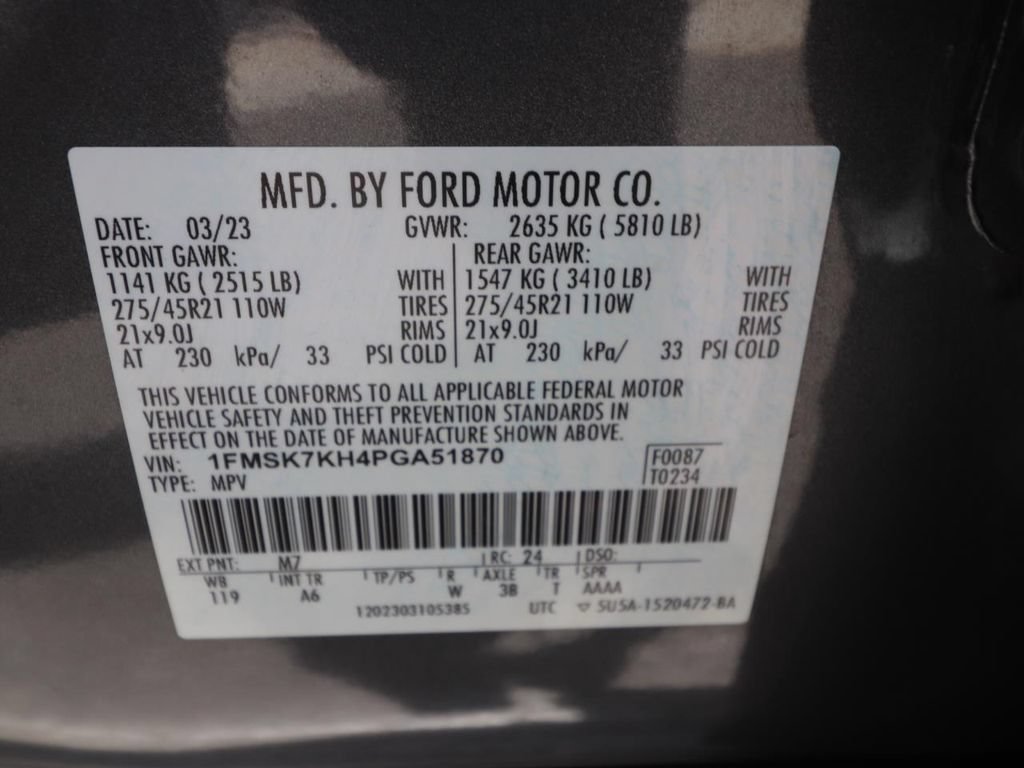 Certified 2023 Ford Explorer ST-Line w/ Class IV Trailer Tow Package RWD image 27