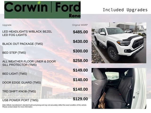 Used 2023 Toyota Tacoma TRD Off-Road w/ Black Out Package (TMS) image 3