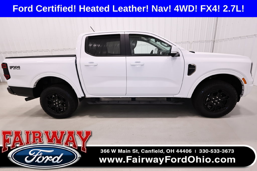 Certified 2025 Ford Ranger Lariat w/ FX4 Off-Road Package