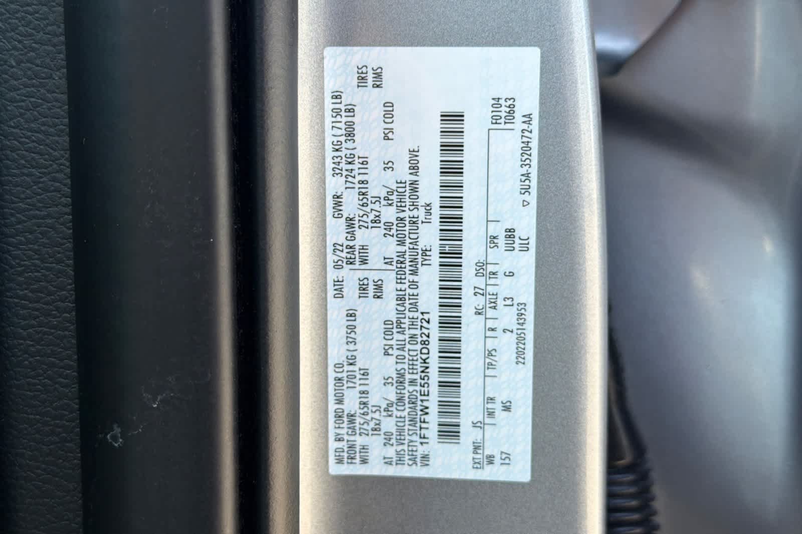 Certified 2022 Ford F150 XLT w/ Equipment Group 302A High AWD/4WD image 29