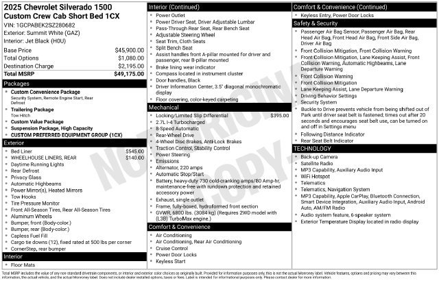 Used 2025 Chevrolet Silverado 1500 Custom RWD image 27