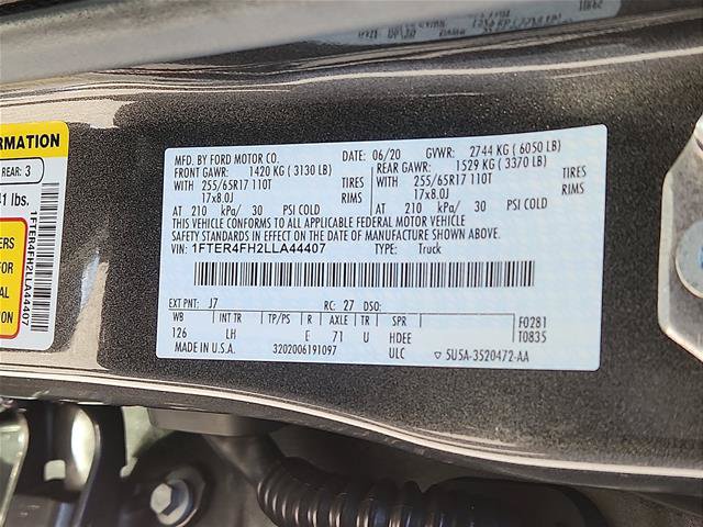 Certified 2020 Ford Ranger XL w/ Equipment Group 101A Mid AWD/4WD image 24