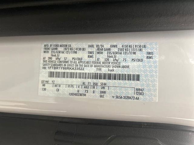 Certified 2024 Ford Transit 250 Low Roof w/ Exterior Upgrade Package image 39