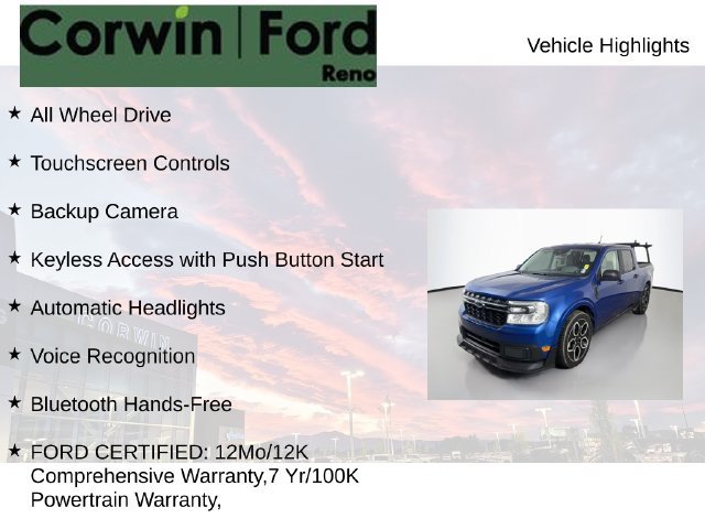 Certified 2024 Ford Maverick XLT w/ Equipment Group 300A Standard AWD/4WD image 6