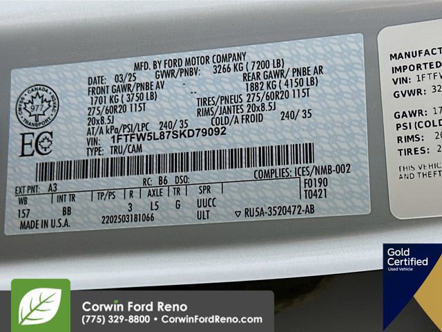 Certified 2025 Ford F150 Lariat image 37