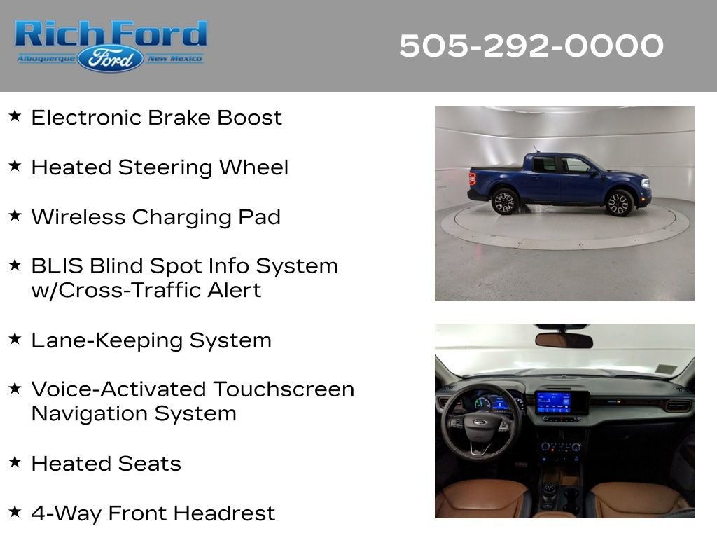 Certified 2023 Ford Maverick Lariat w/ Lariat Luxury Package image 32