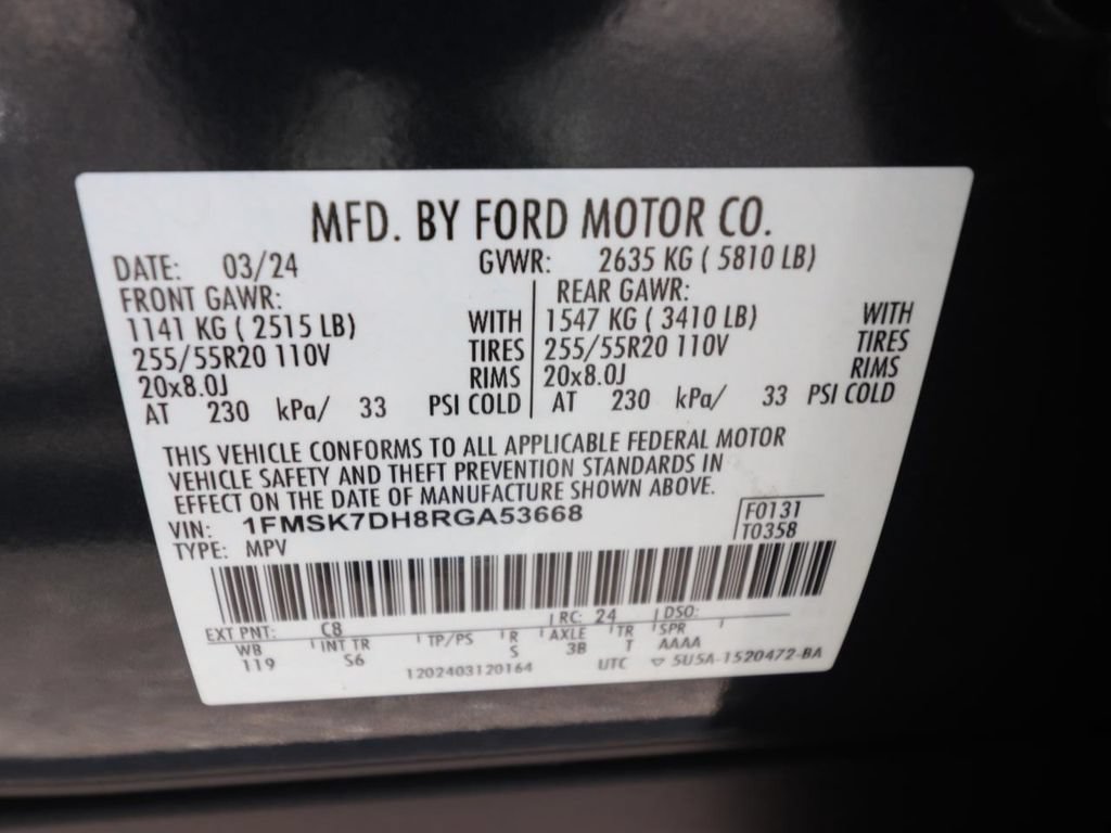 Certified 2024 Ford Explorer XLT w/ Equipment Group 202A RWD image 26
