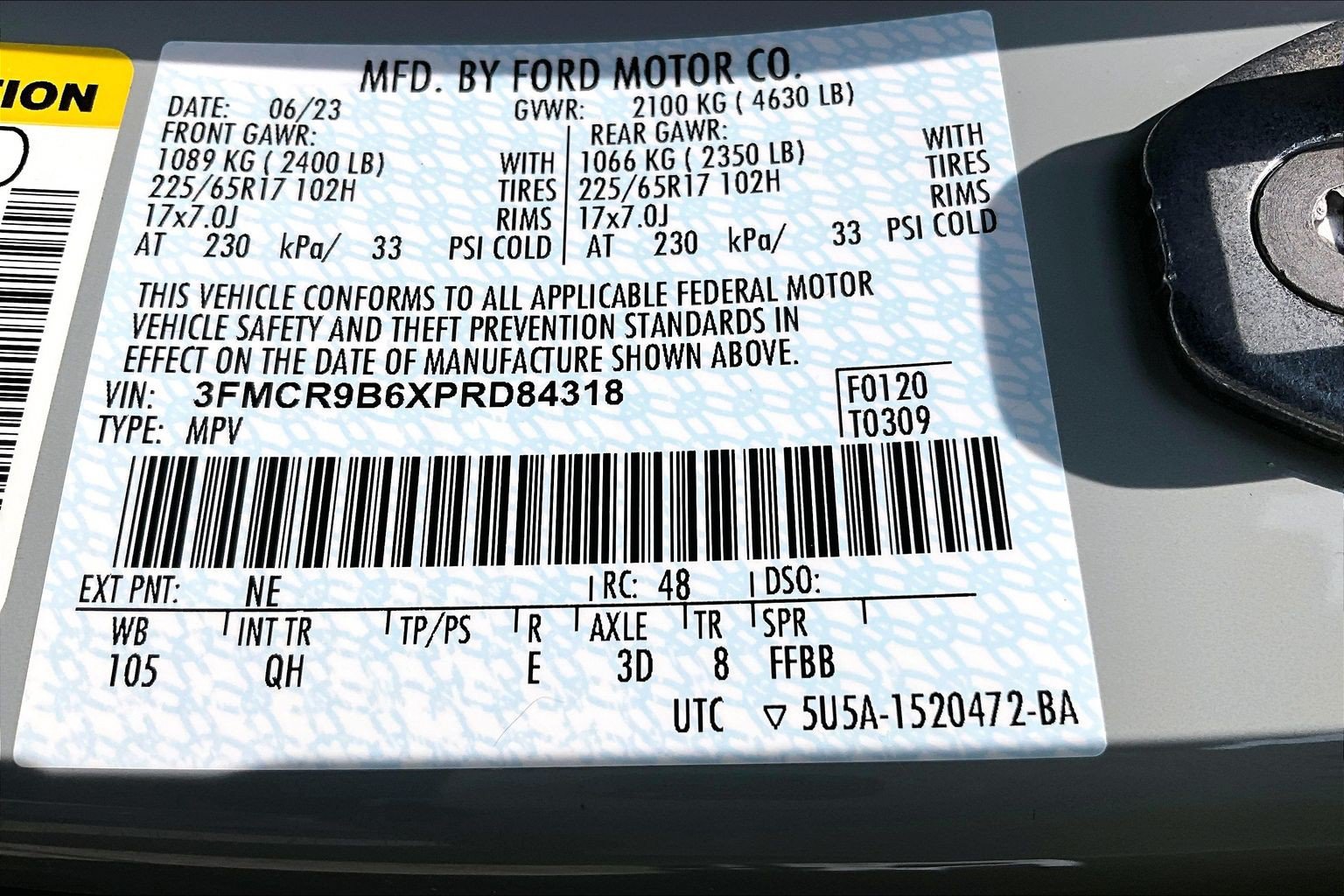Certified 2023 Ford Bronco Sport Big Bend w/ Convenience Package AWD/4WD image 33