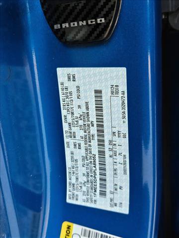 Certified 2023 Ford Bronco Wildtrak AWD/4WD image 21