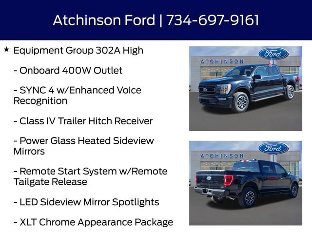 Certified 2023 Ford F150 XLT w/ Equipment Group 302A High AWD/4WD image 4