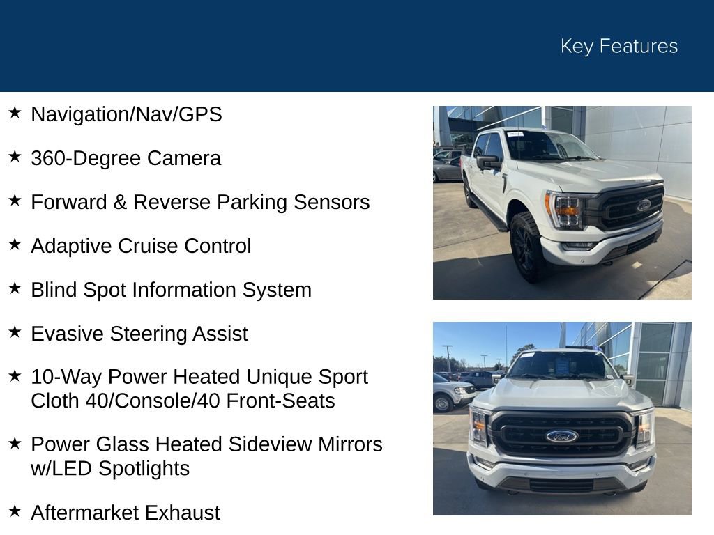 Certified 2023 Ford F150 XLT w/ Equipment Group 302A High image 38