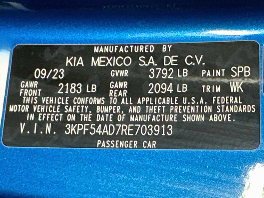 Used 2024 Kia Forte GT-Line w/ GT-Line Premium Package FWD image 23