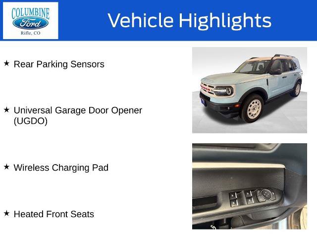 Certified 2024 Ford Bronco Sport Heritage w/ Heritage Convenience Package AWD/4WD image 8