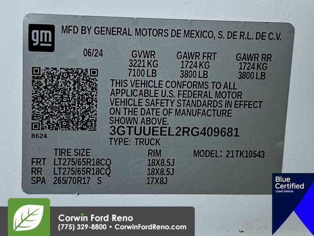 Used 2024 GMC Sierra 1500 AT4 w/ Technology Package AWD/4WD image 37