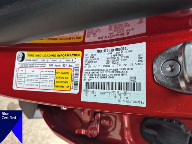 Certified 2024 Ford Bronco Sport Outer Banks AWD/4WD image 37