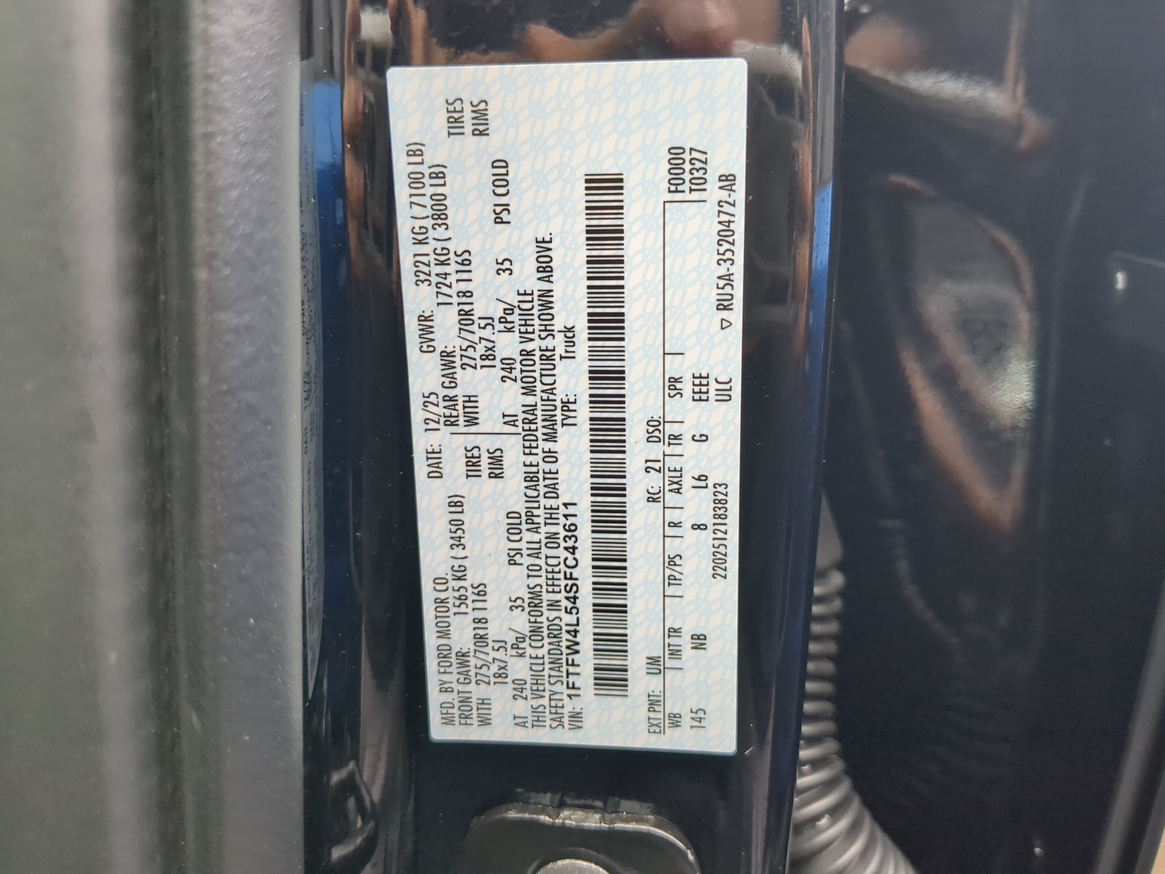 Certified 2025 Ford F150 Tremor w/ Equipment Group 402A High AWD/4WD image 29