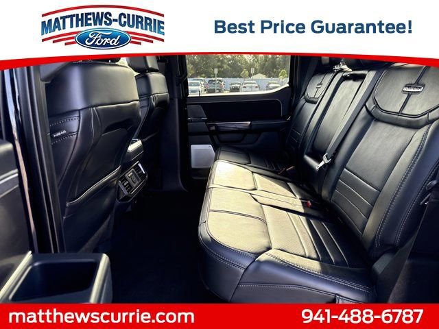 Certified 2025 Ford F150 Lightning Platinum w/ Dark Elements Package image 13