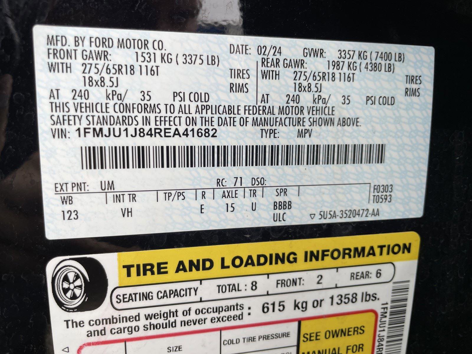 Certified 2024 Ford Expedition XLT AWD/4WD image 39