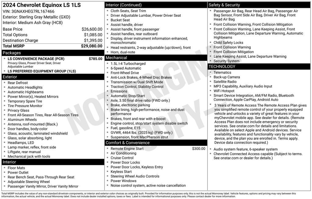 Used 2024 Chevrolet Equinox LS w/ LS Convenience Package image 27