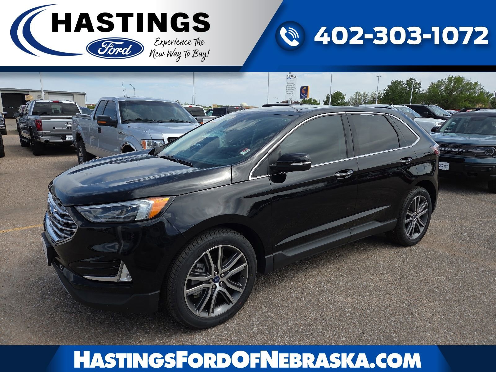 Certified 2022 Ford Edge Titanium w/ Equipment Group 301A AWD/4WD image 1