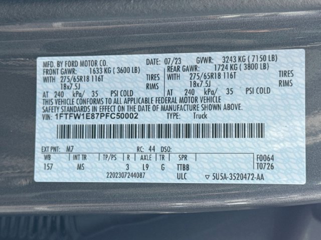 Certified 2023 Ford F150 XLT w/ Equipment Group 302A High AWD/4WD image 41