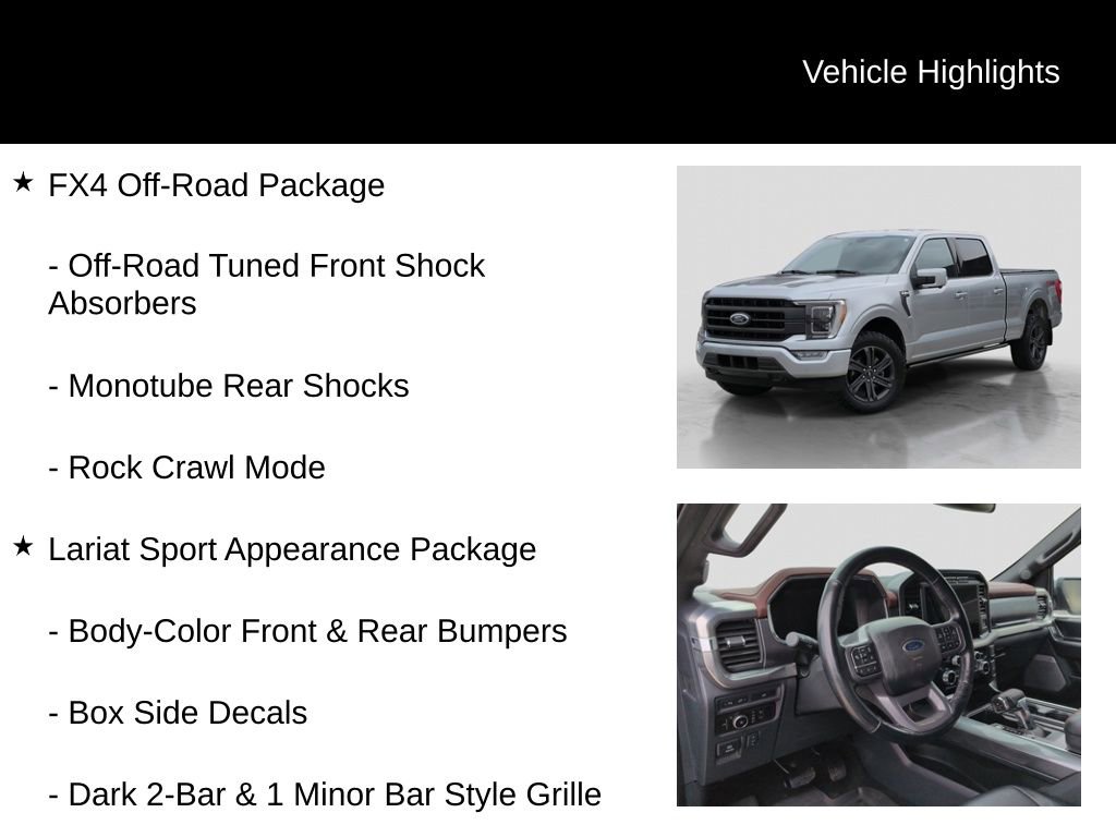 Certified 2023 Ford F150 Lariat w/ Equipment Group 502A High AWD/4WD image 16