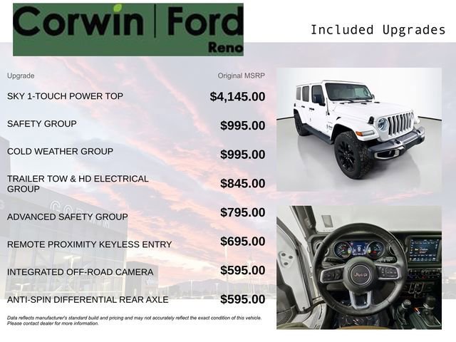 Used 2021 Jeep Wrangler Unlimited Sahara w/ Cold Weather Group image 10